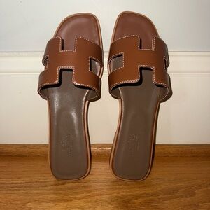Brown Leather Sandals